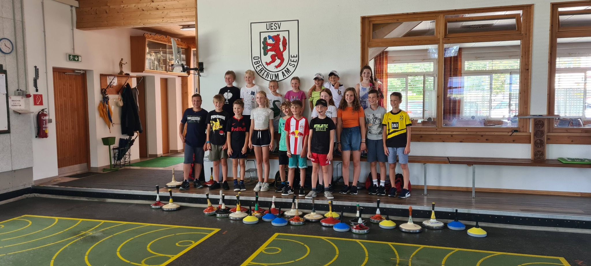 Kinder beim Ferienspa&szlig; des UESV Obertrum